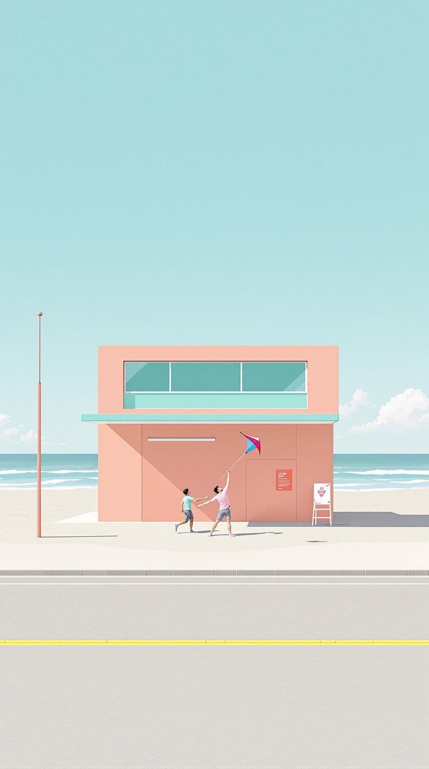 Pastel Urban Beach