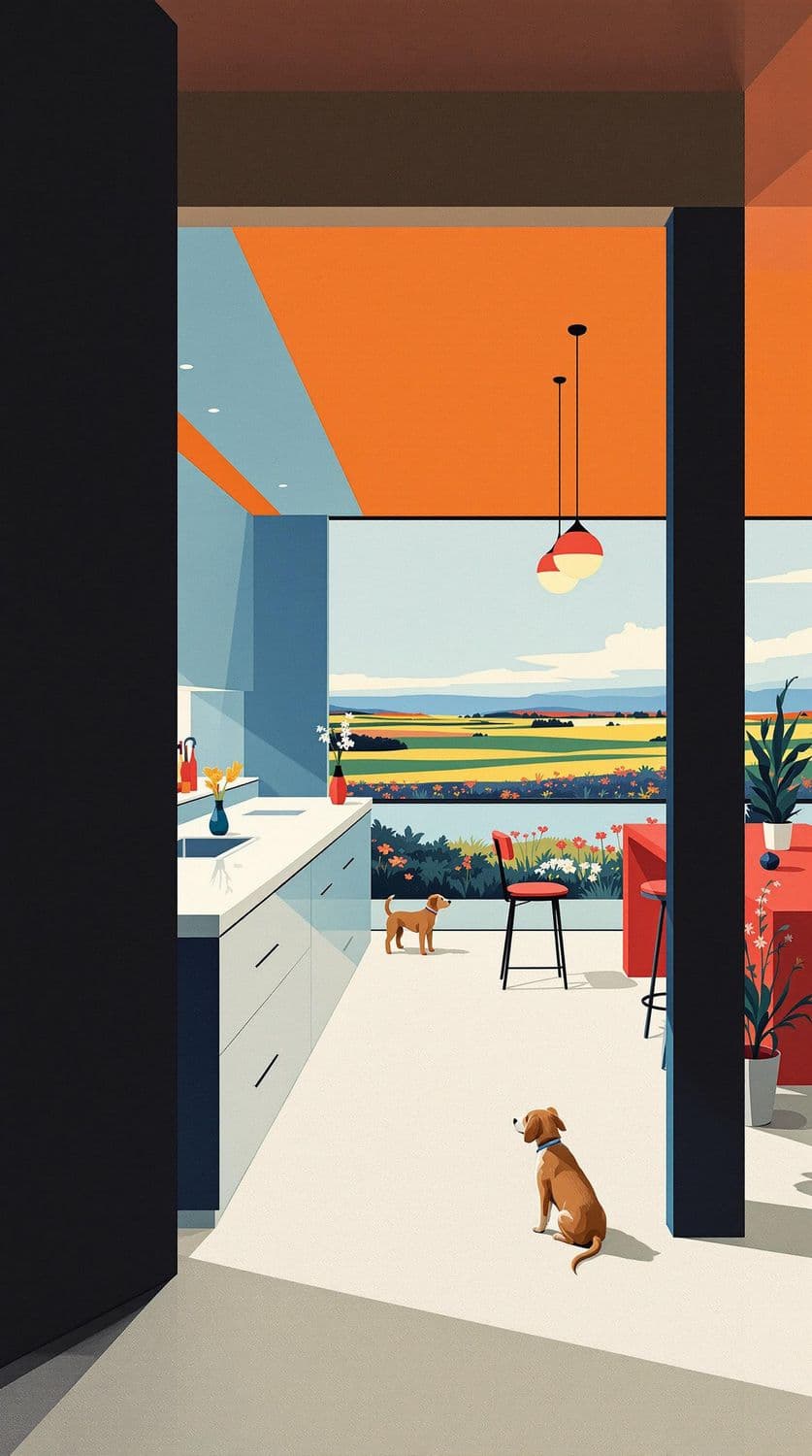 Sleek Scandinavian Kitchen