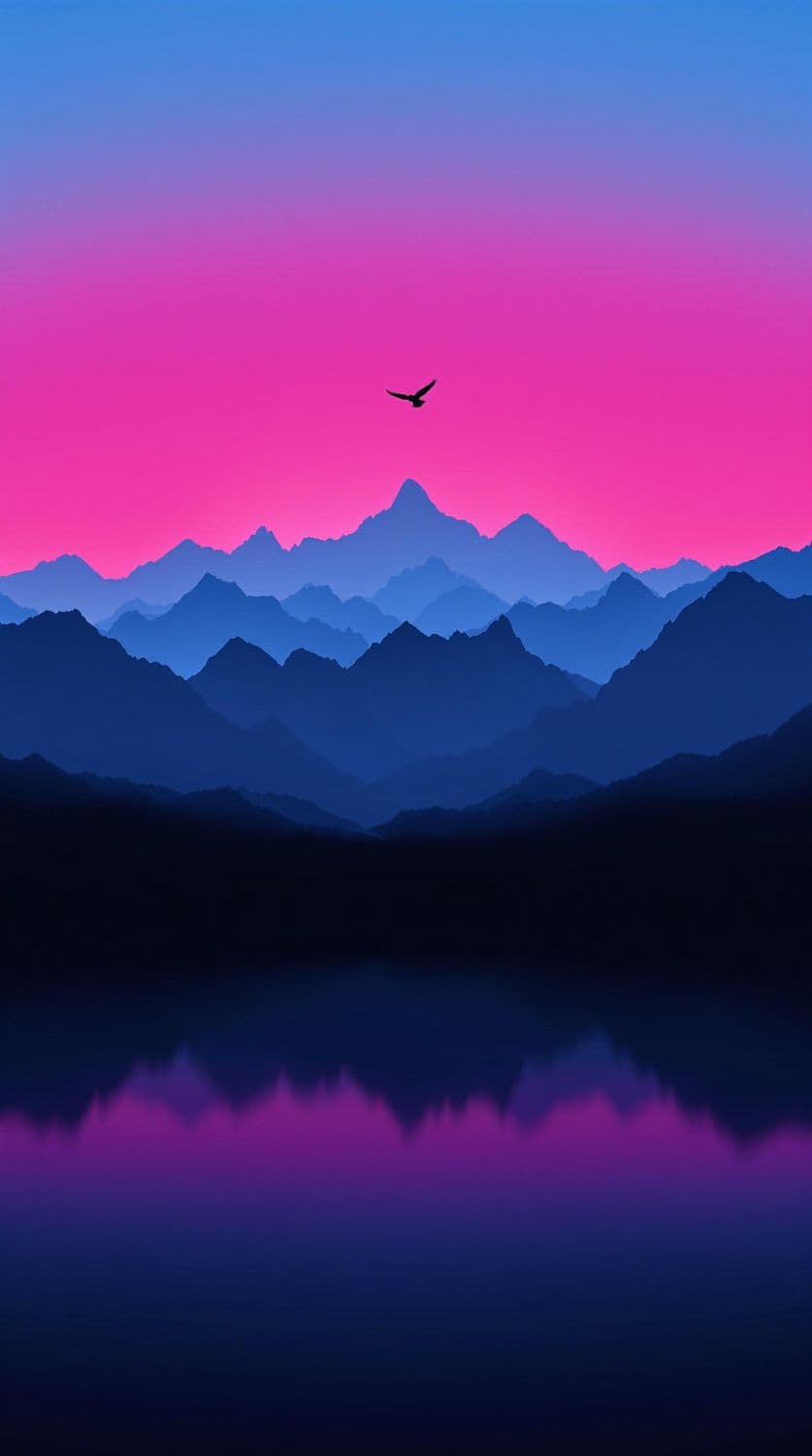 Eagle Over Mountains