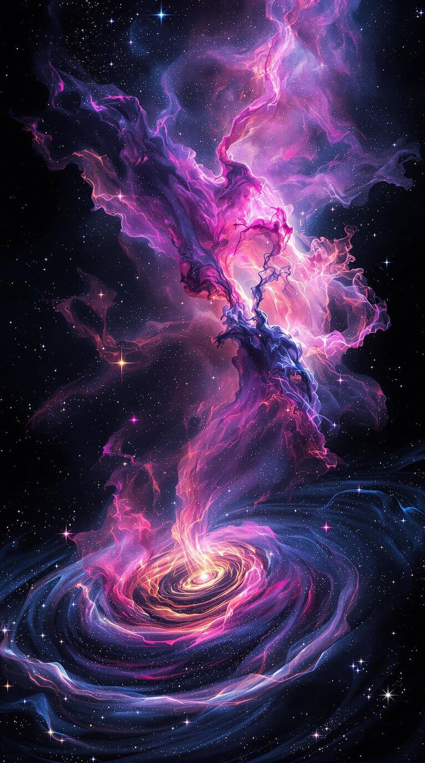 Ethereal Cosmic Nebula