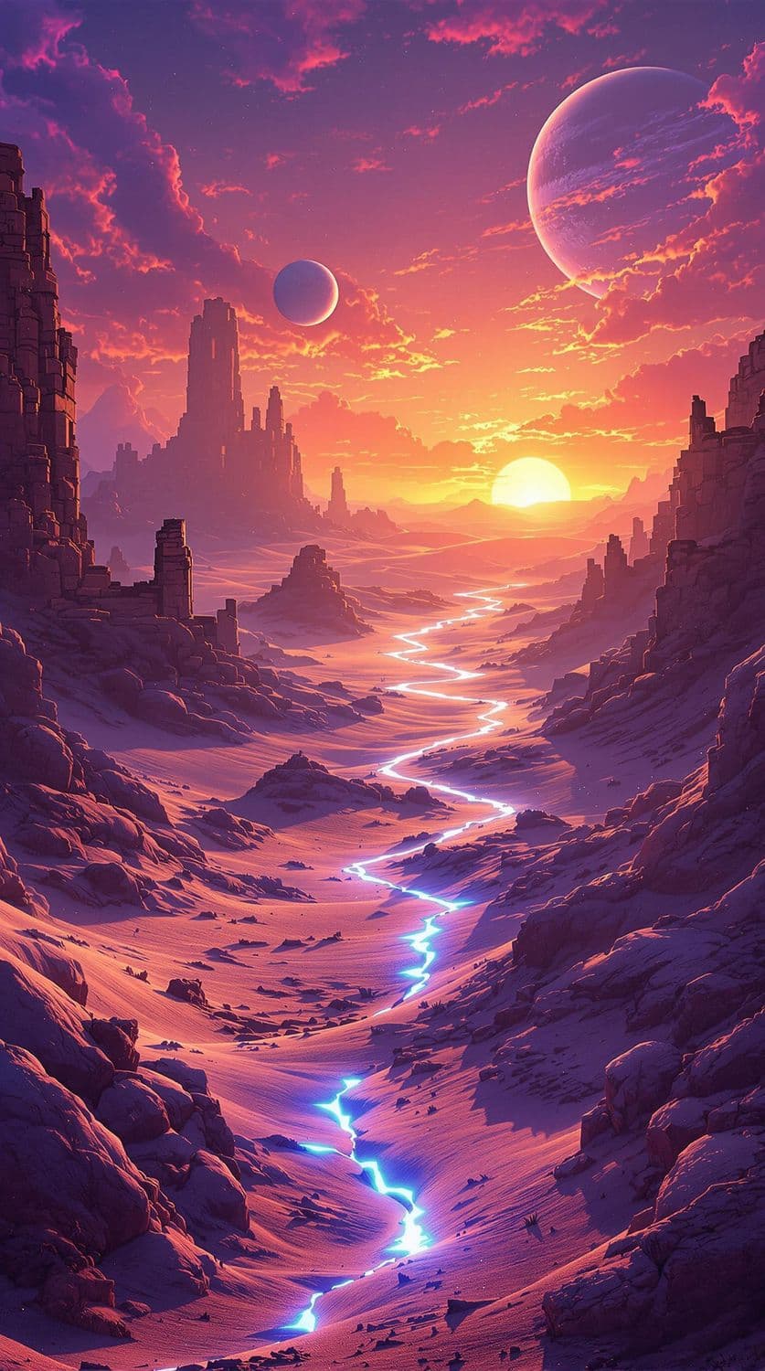 Mystical Desert Ruins