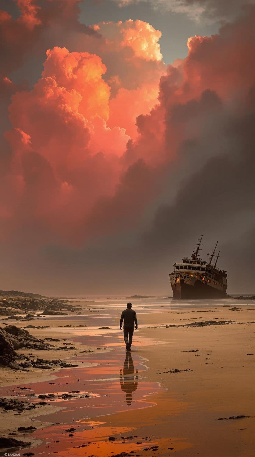 Shipwreck at Dusk