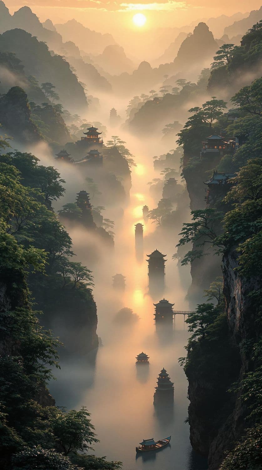 Mystical River Valley