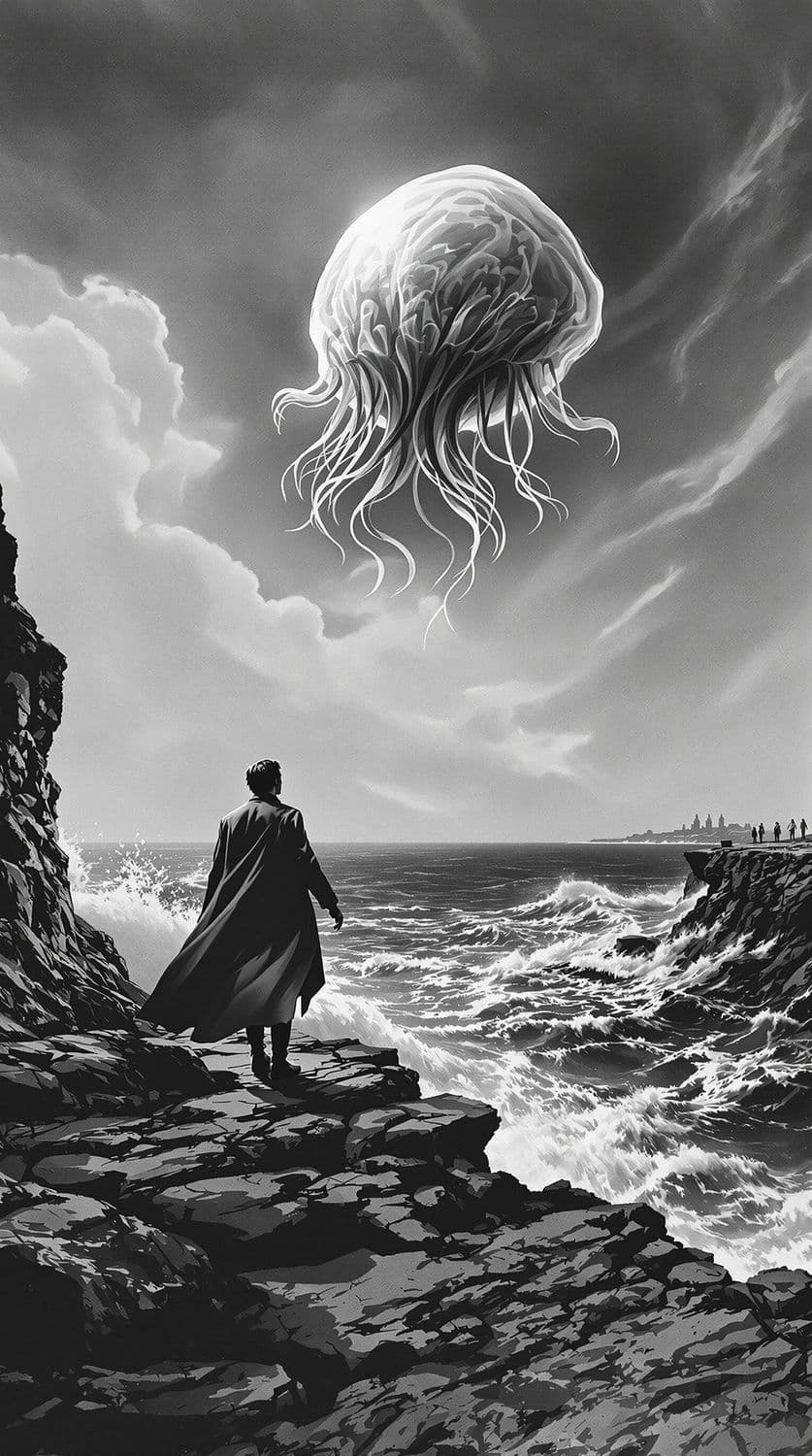 Ethereal Encounter on the Cliff