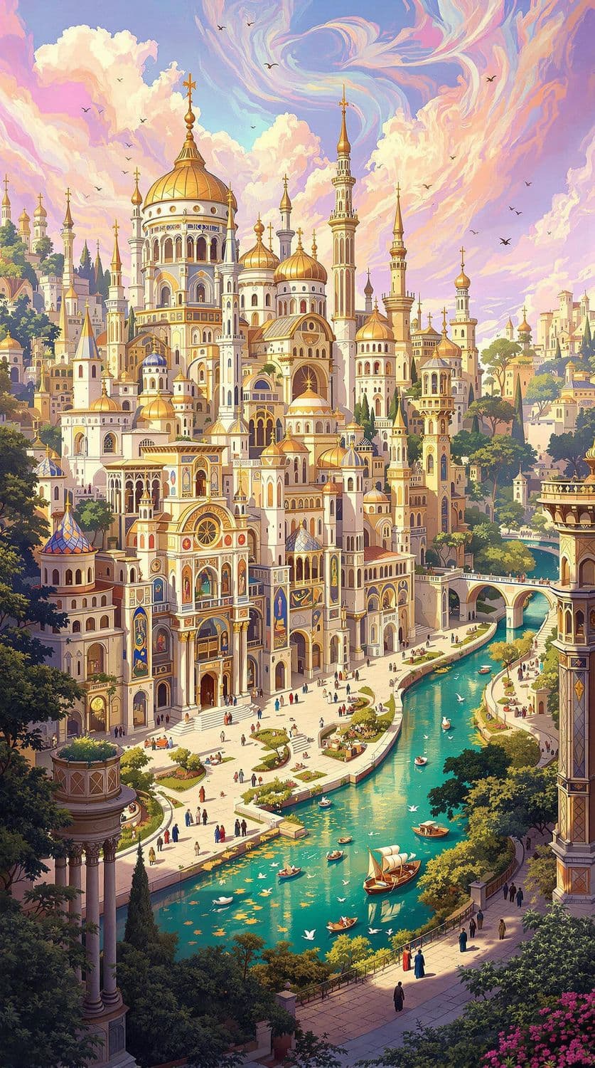 Byzantine Renaissance Cityscape