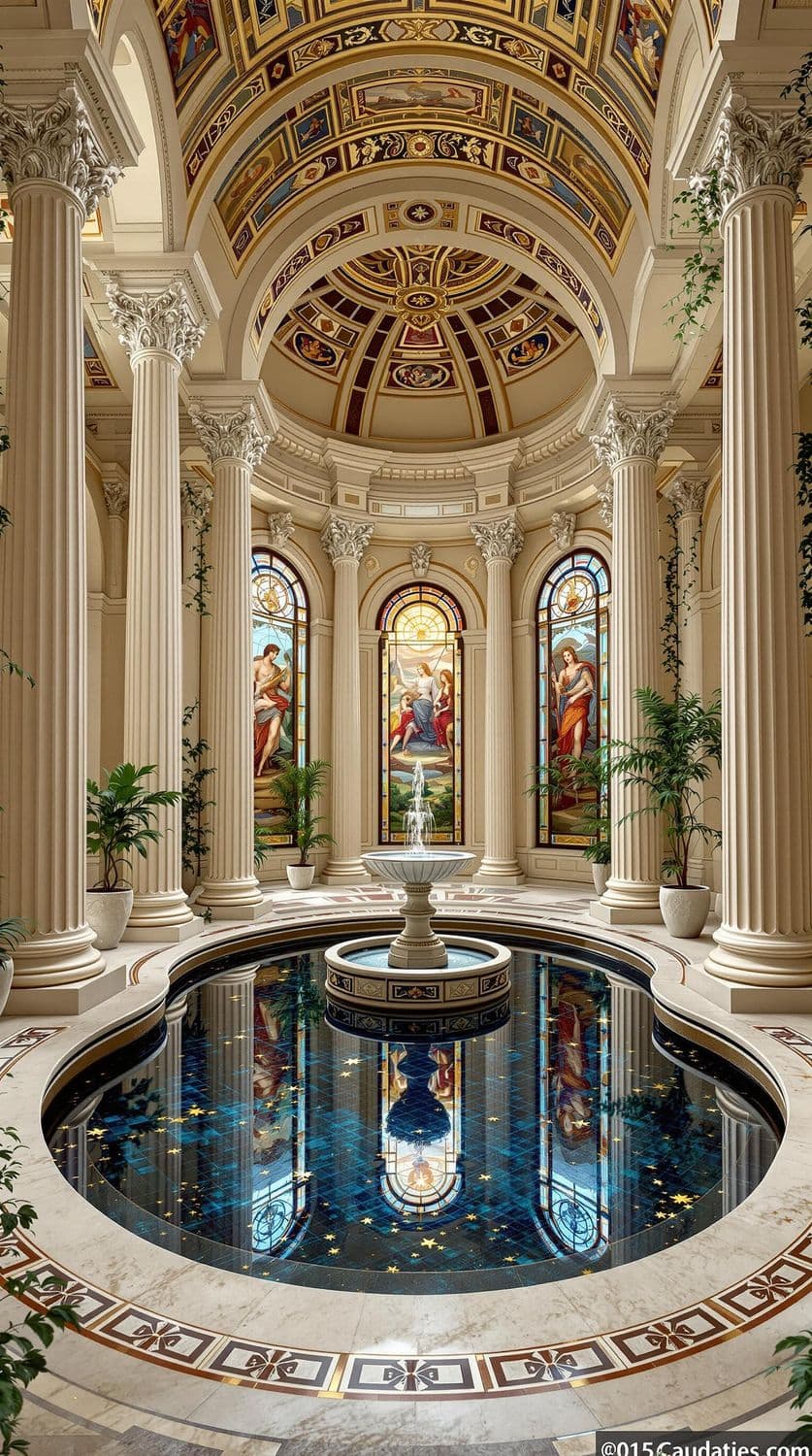 Opulent Roman Palace Hall