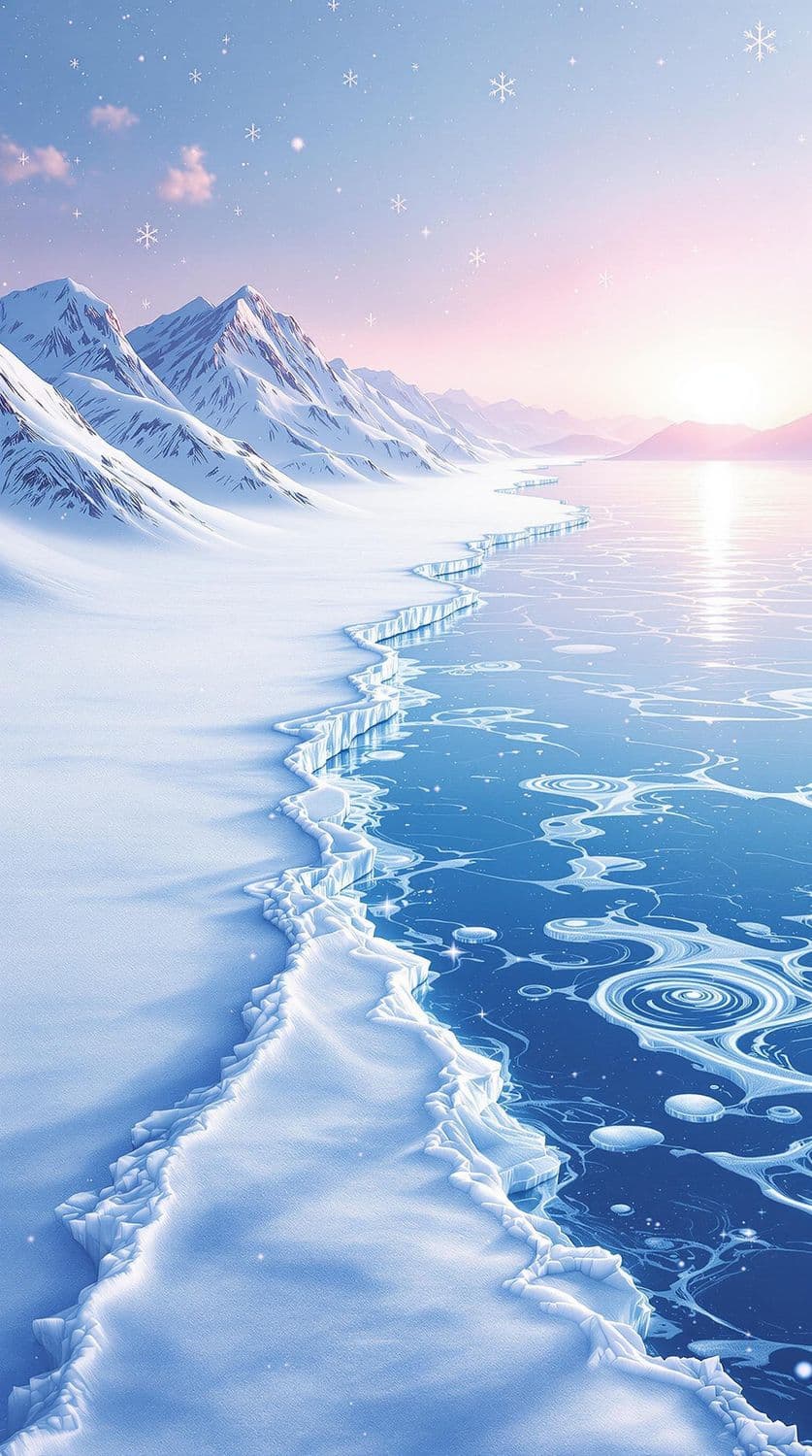 Frozen Winter Serenity