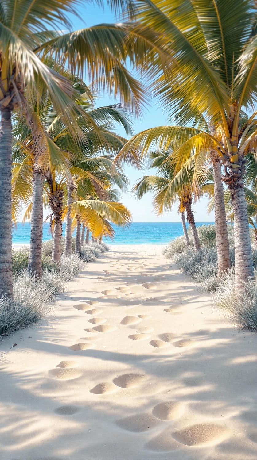 Tropical Beach Pathway