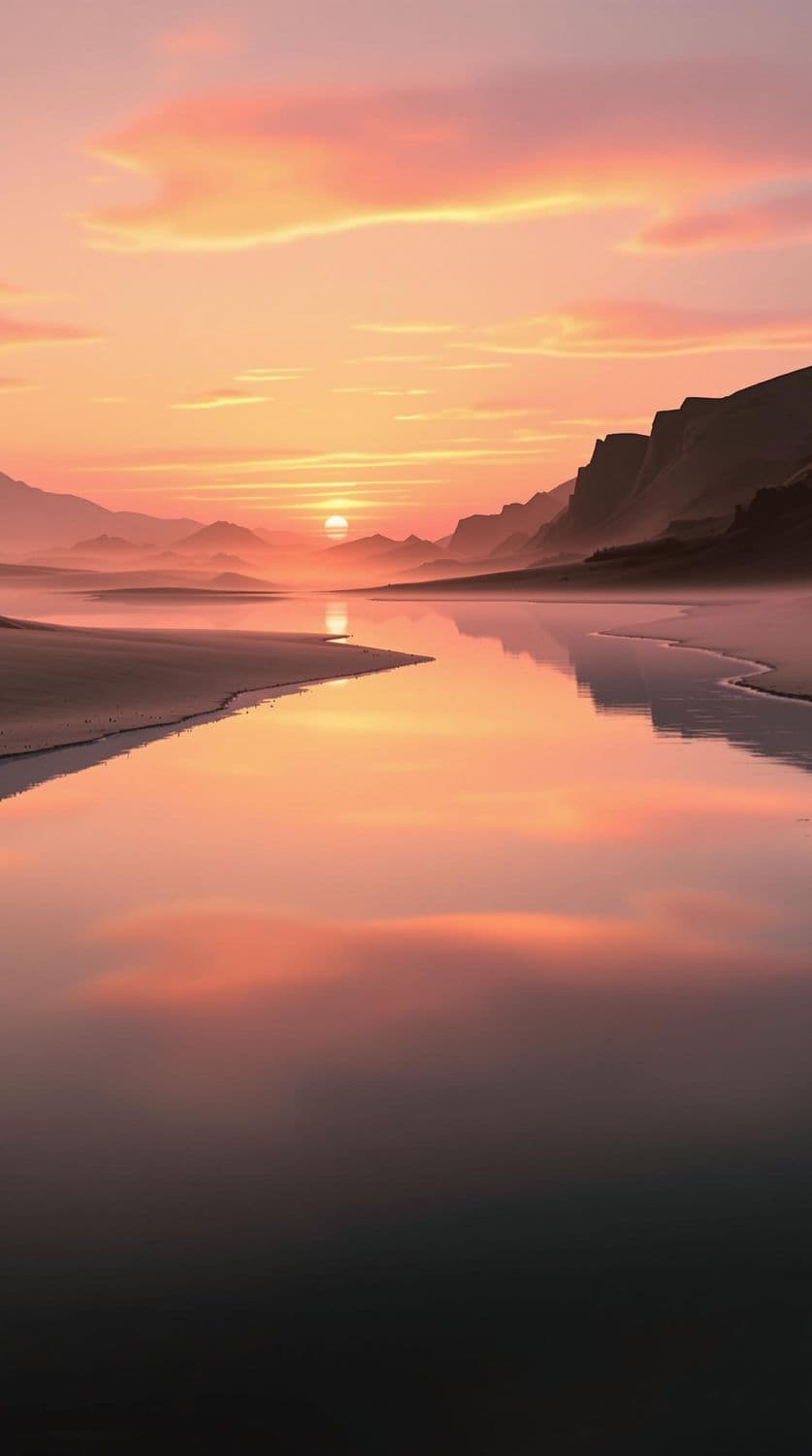 Desert Oasis Sunrise