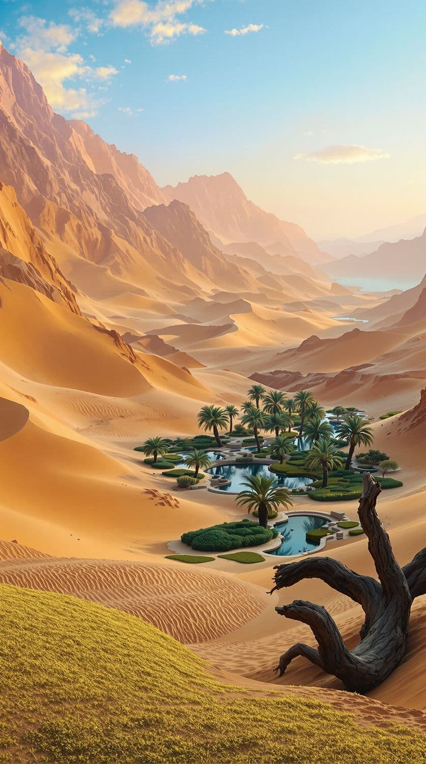 Oases in the Golden Desert
