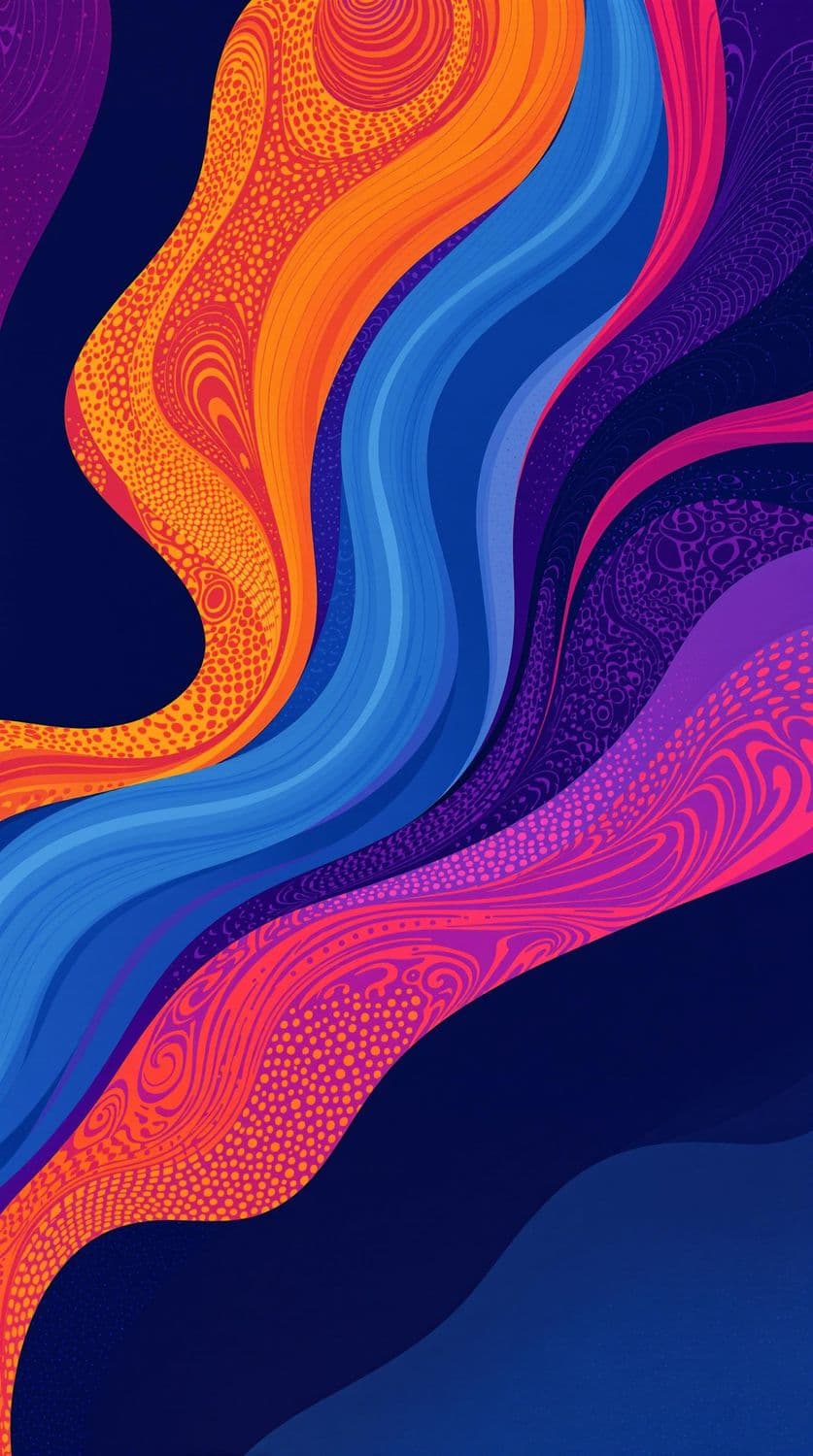 Vibrant Swirling Patterns