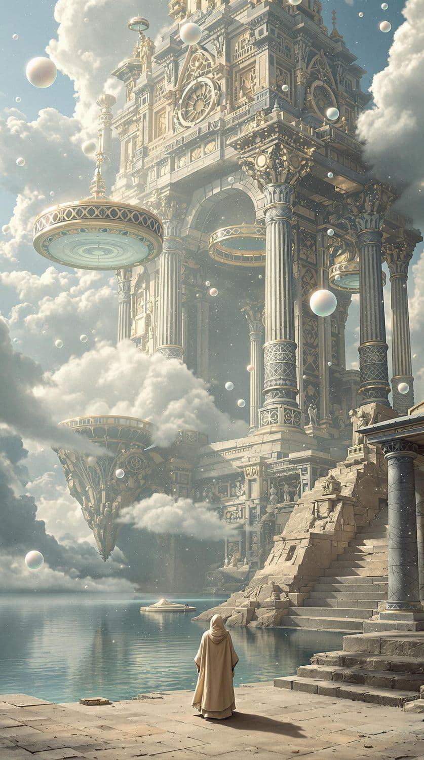 Mystical Temple Reflections