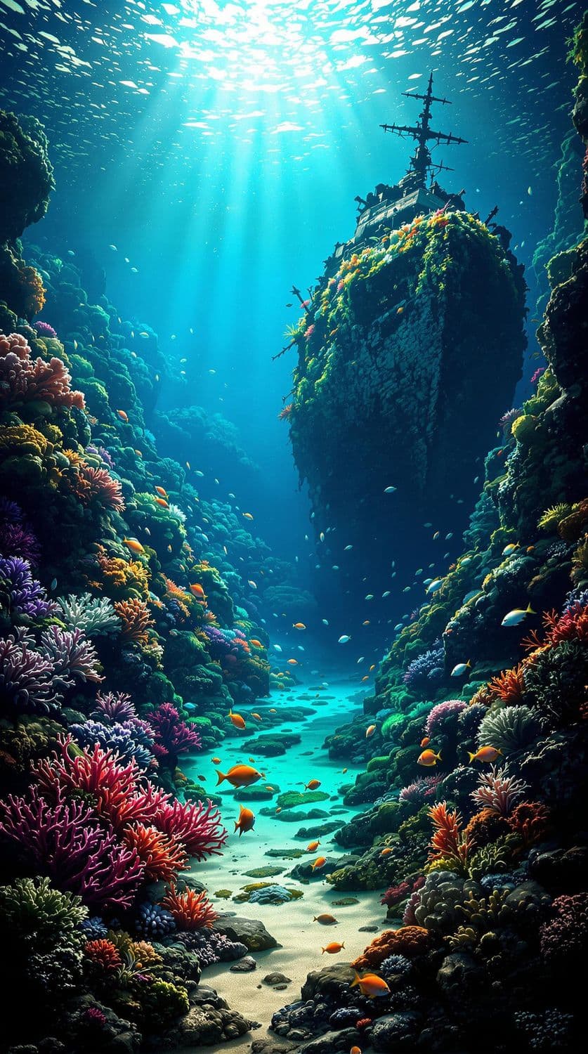 Serene Underwater World
