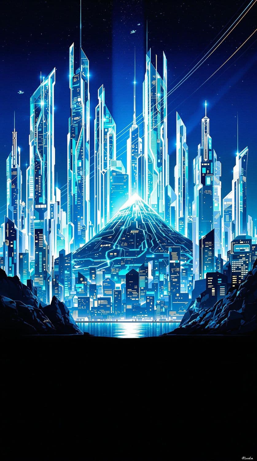 Futuristic City of Light