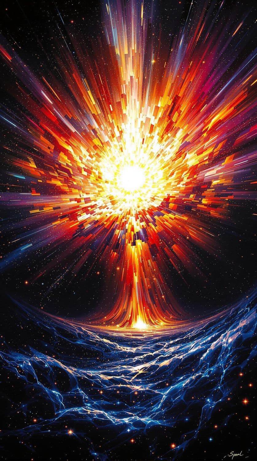 Explosive Supernova Burst