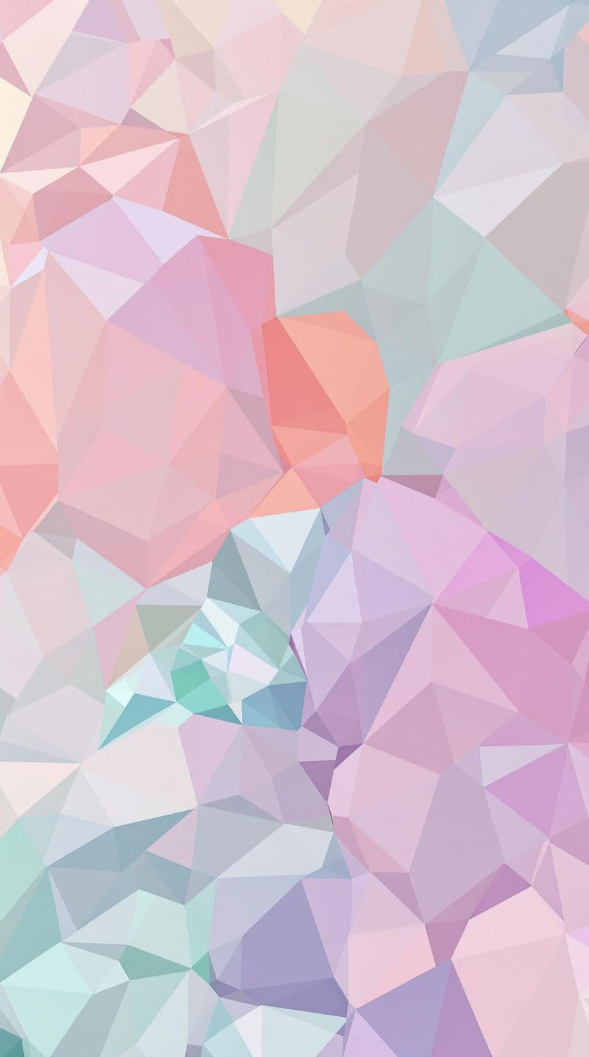 Soothing Pastel Crystal Patterns
