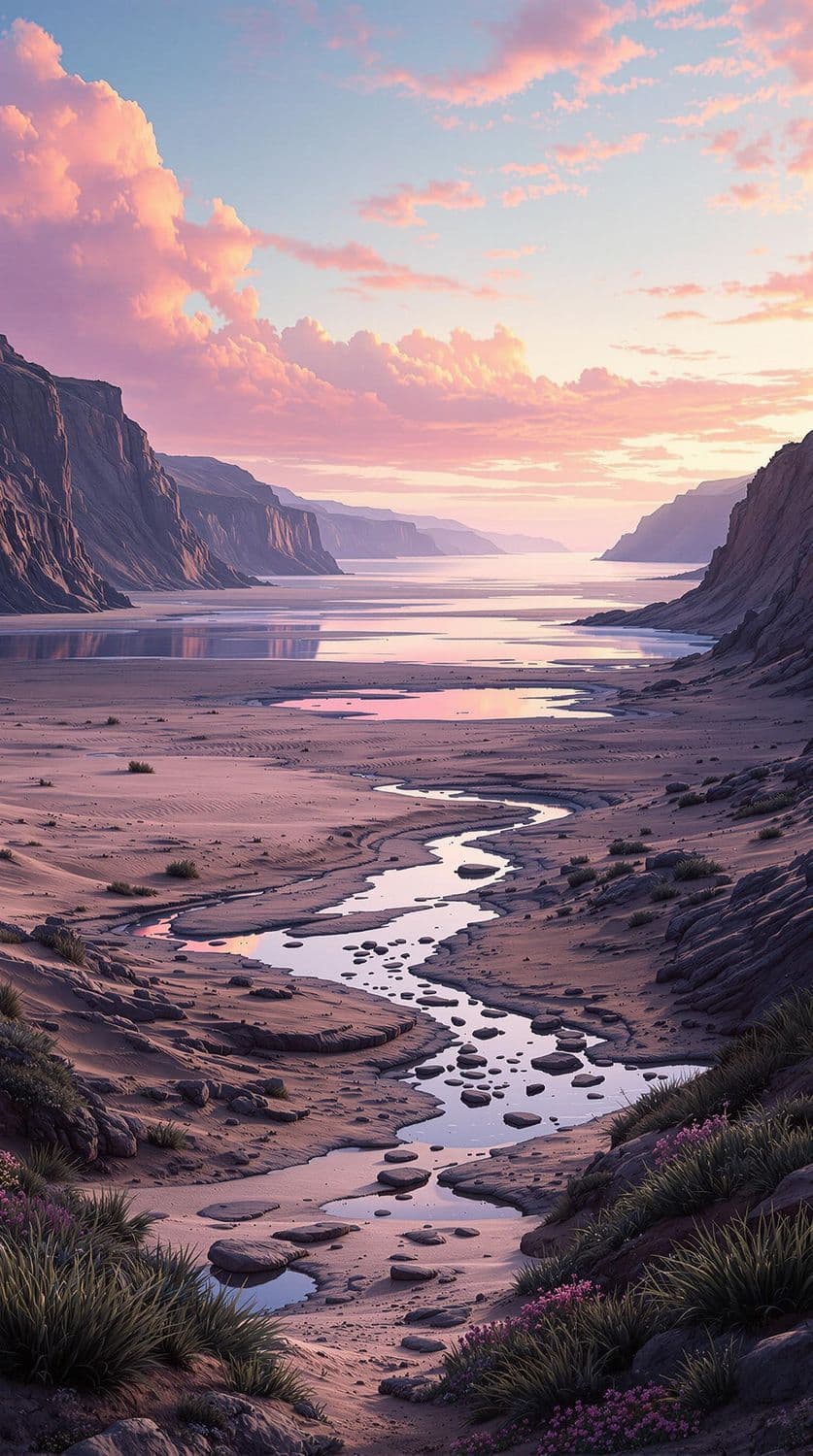 Serene Coastal Sunrise