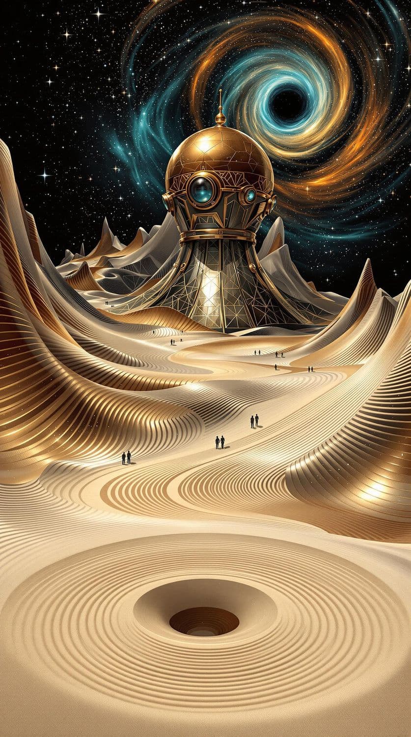 Futuristic Observatory of Bronze Sands