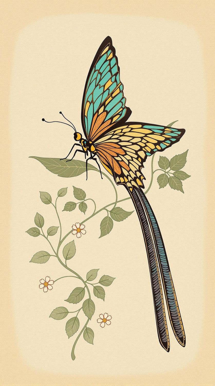 Stained Glass Butterfly