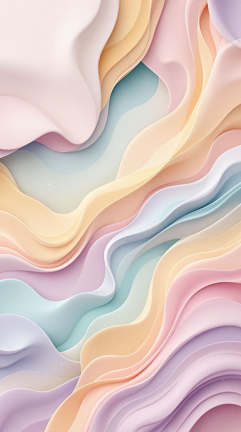 Pastel Dreamscape Waves
