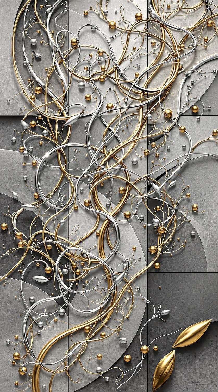 Silver and Gold Web