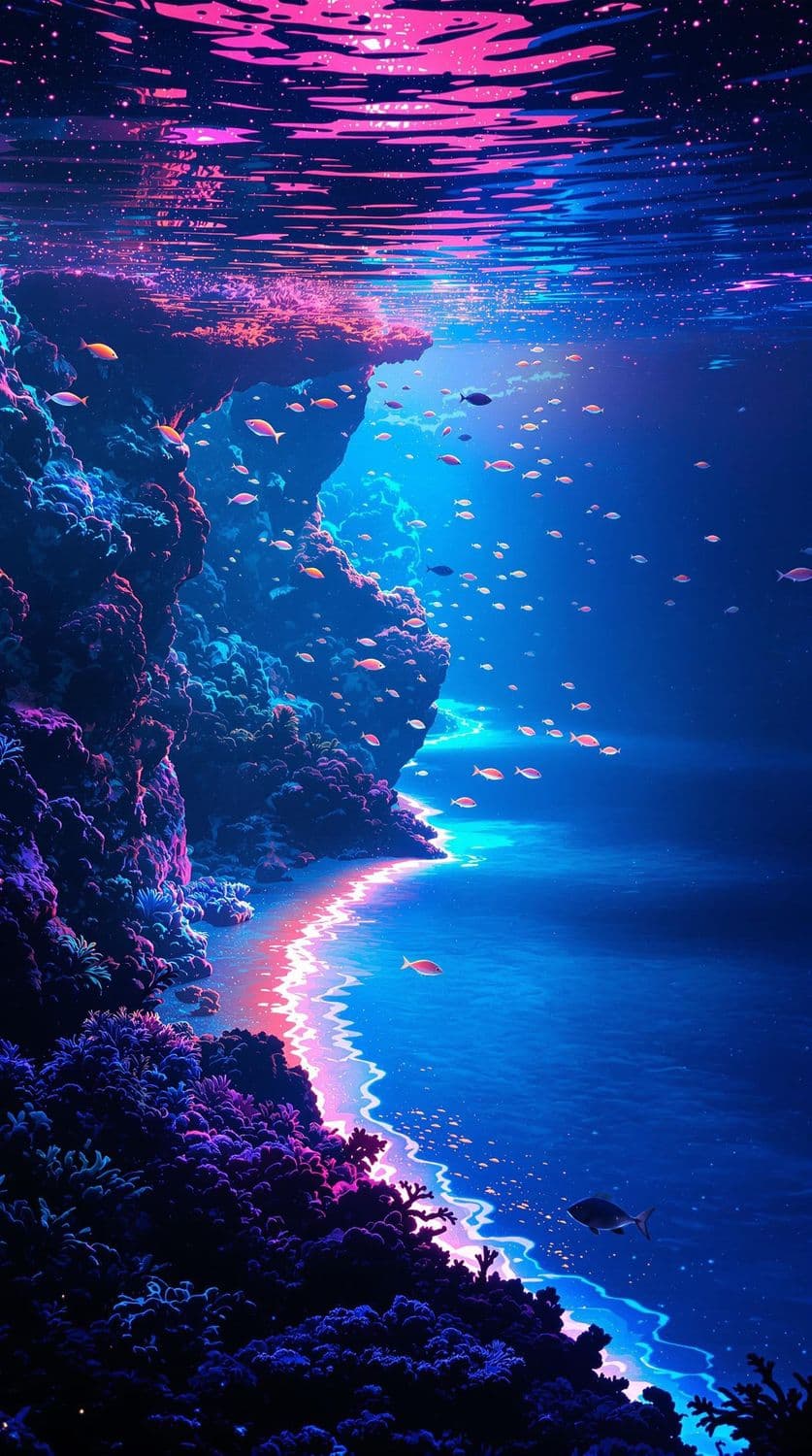 Bioluminescent Underwater Dream