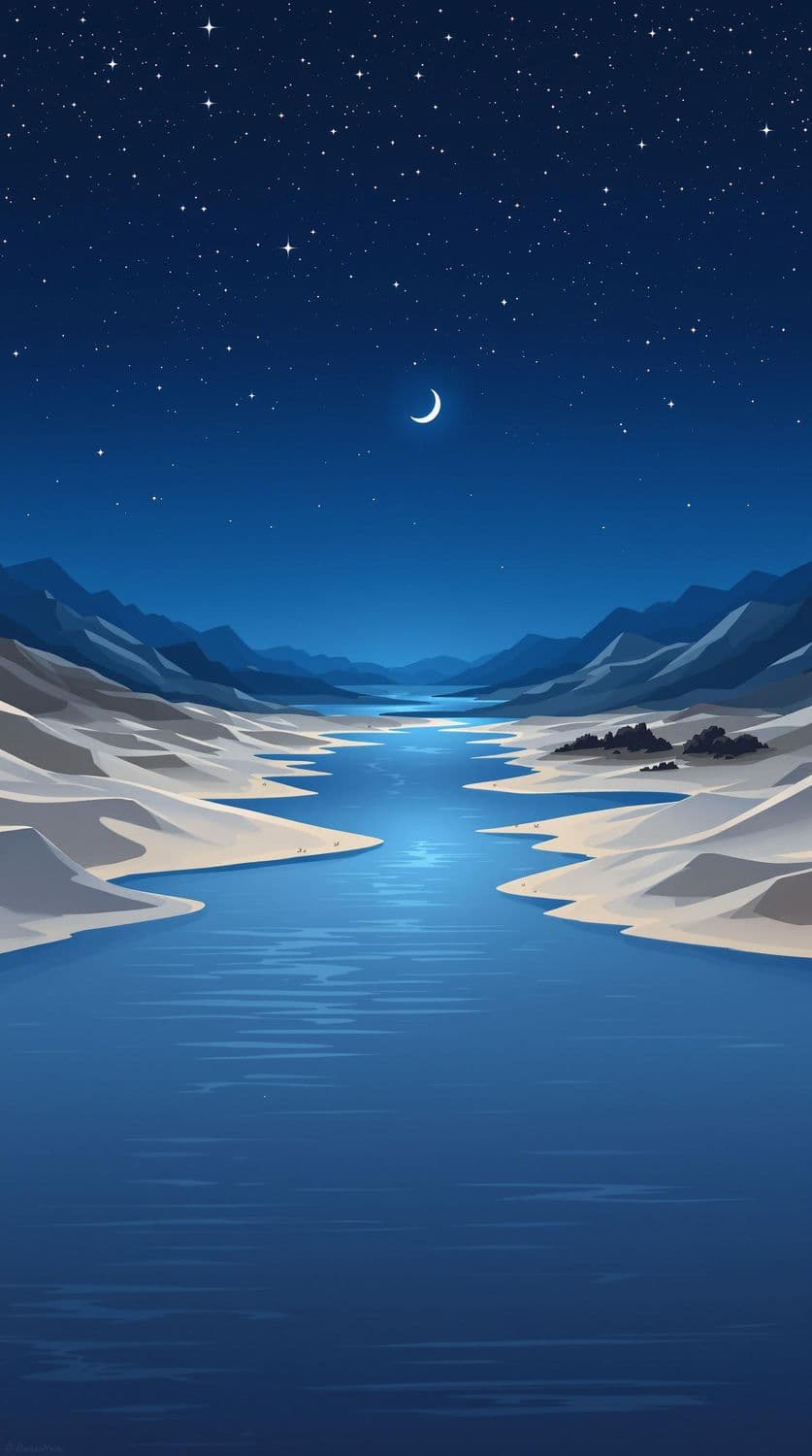 Starlit Desert Harmony