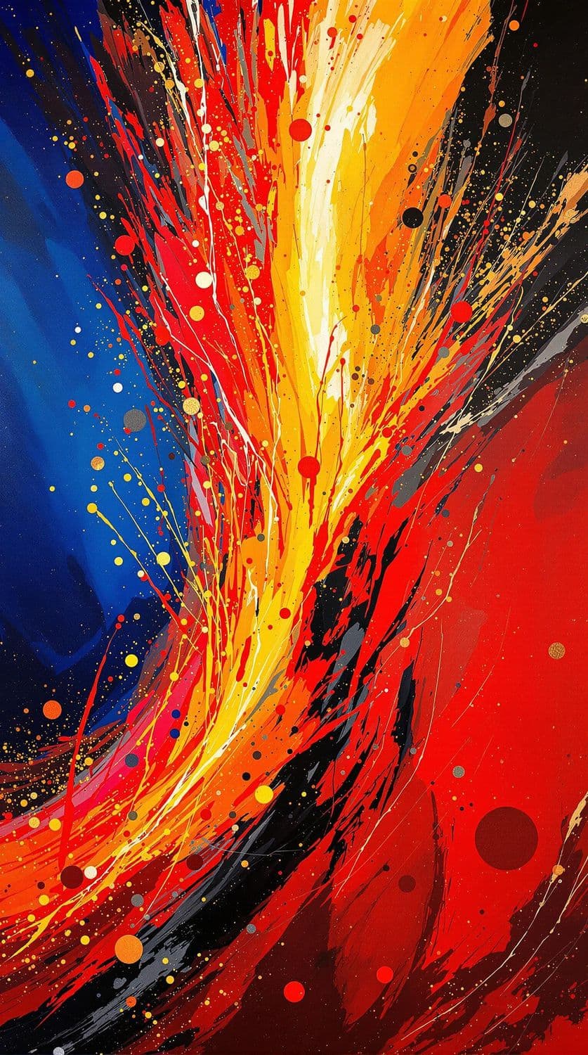 Volcanic Color Eruption