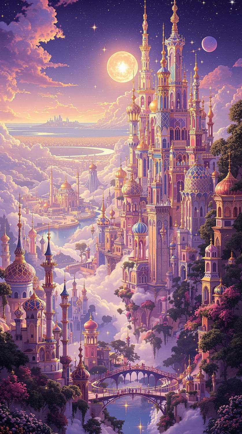 Celestial Byzantine Cityscape