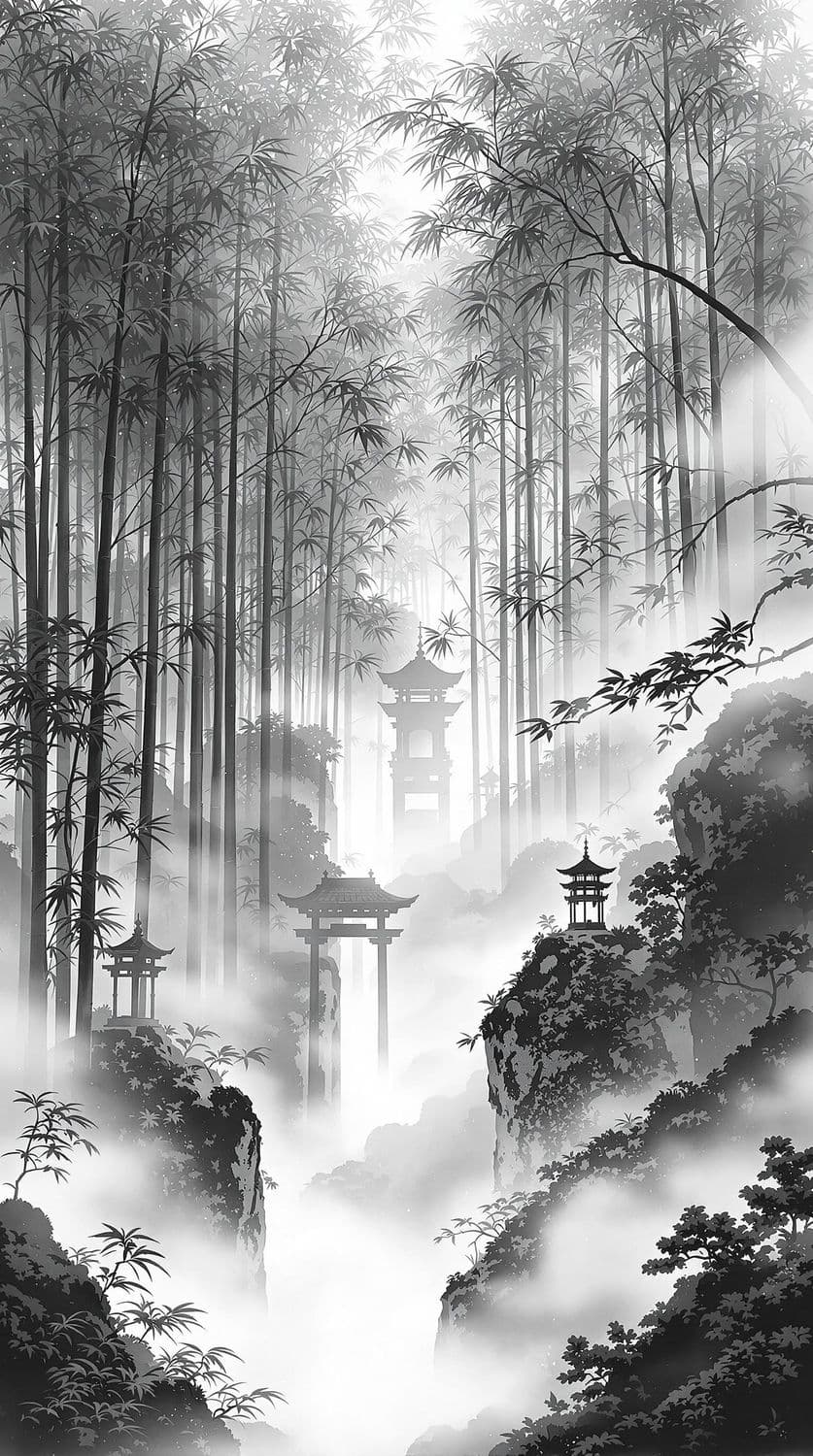 Bamboo Grove Serenity