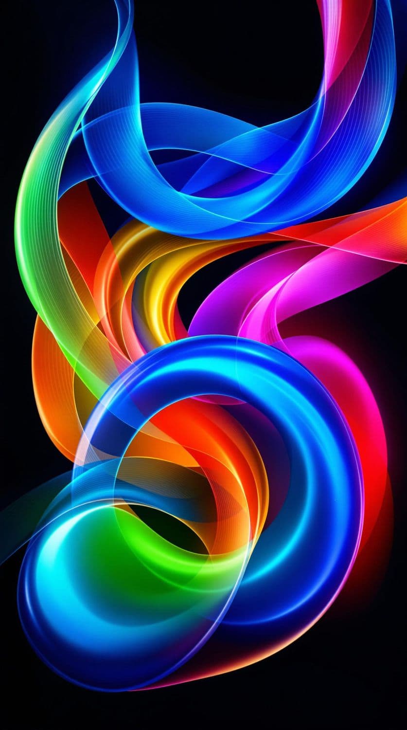 Luminous Ribbons in Motion