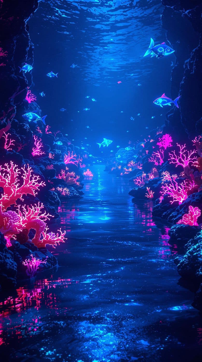 Neon Underwater Fantasy