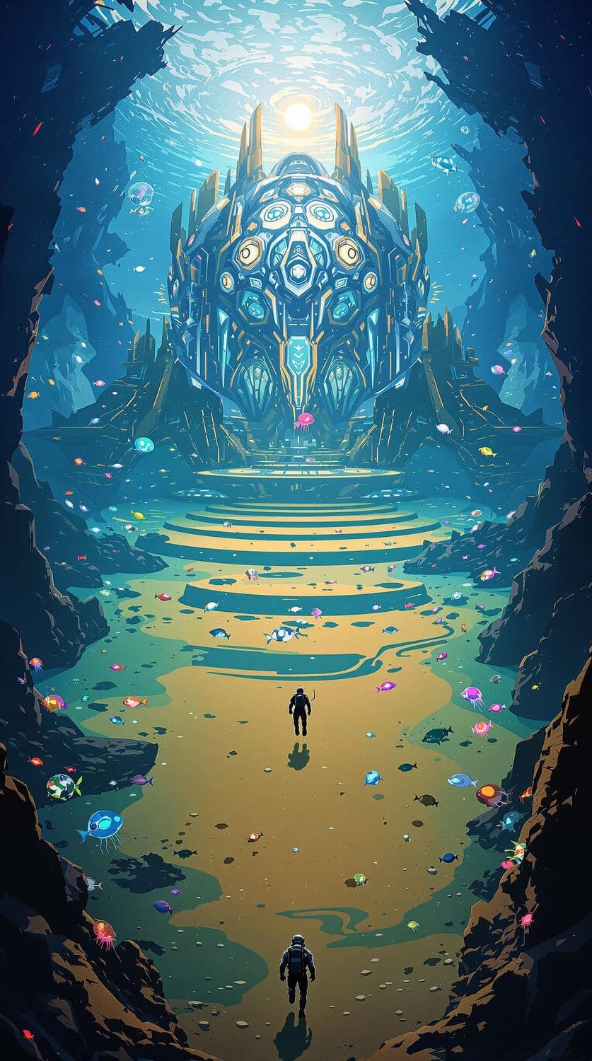 Futuristic Underwater City