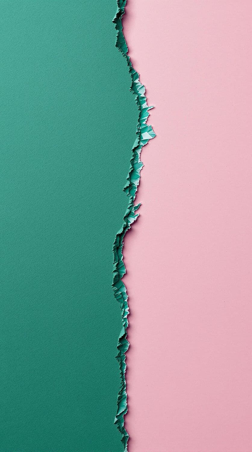 Emerald and Lavender Tear Art