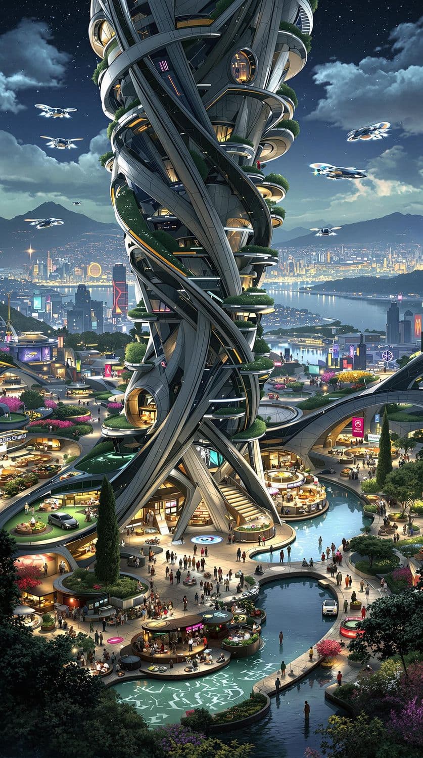 Futuristic Urban Metropolis