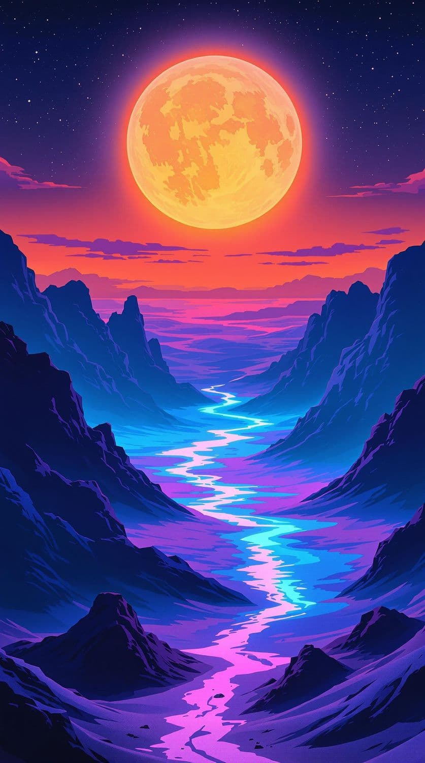 Moonlit Desert Dreamscape