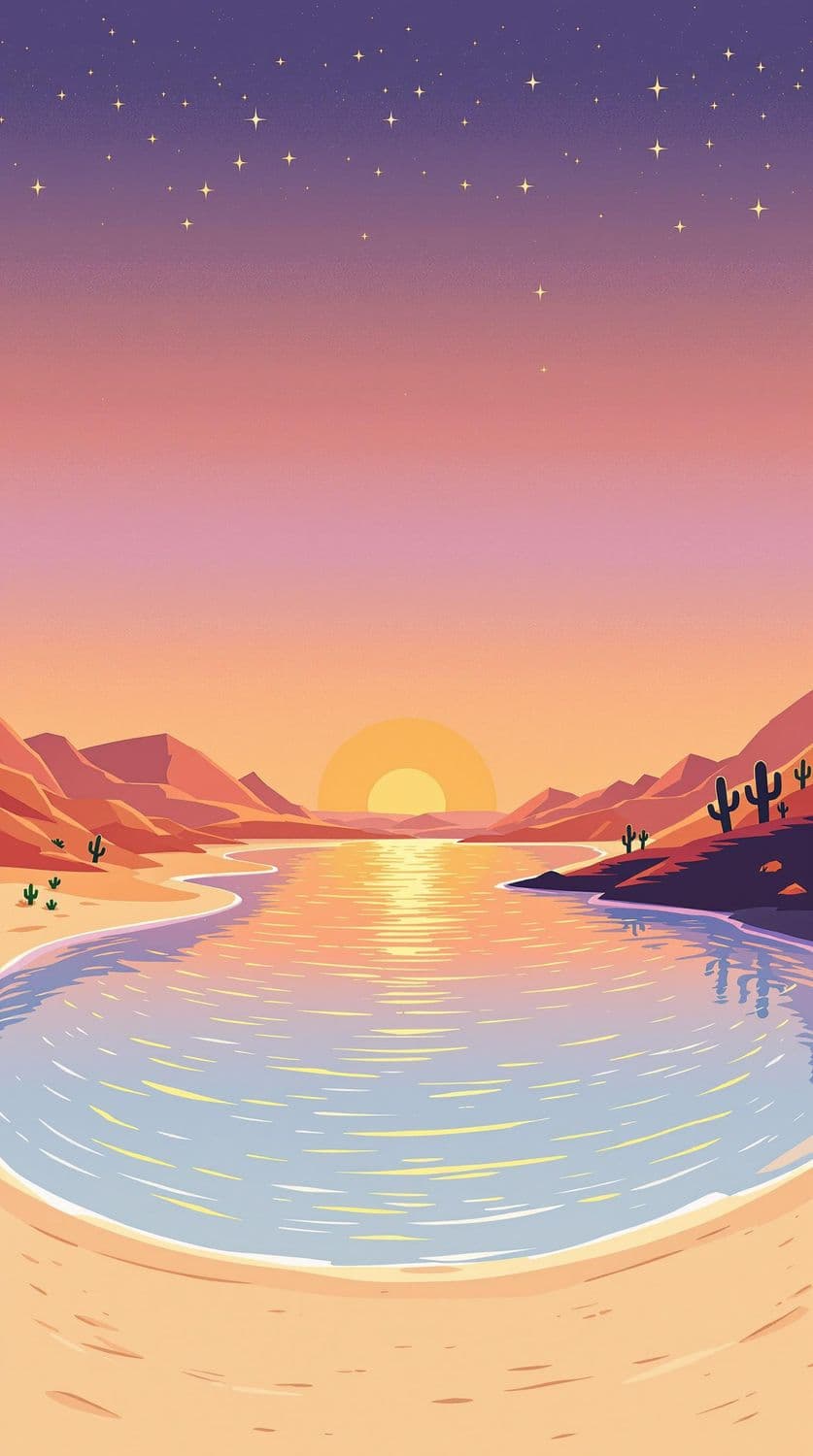 Desert Dusk Serenity