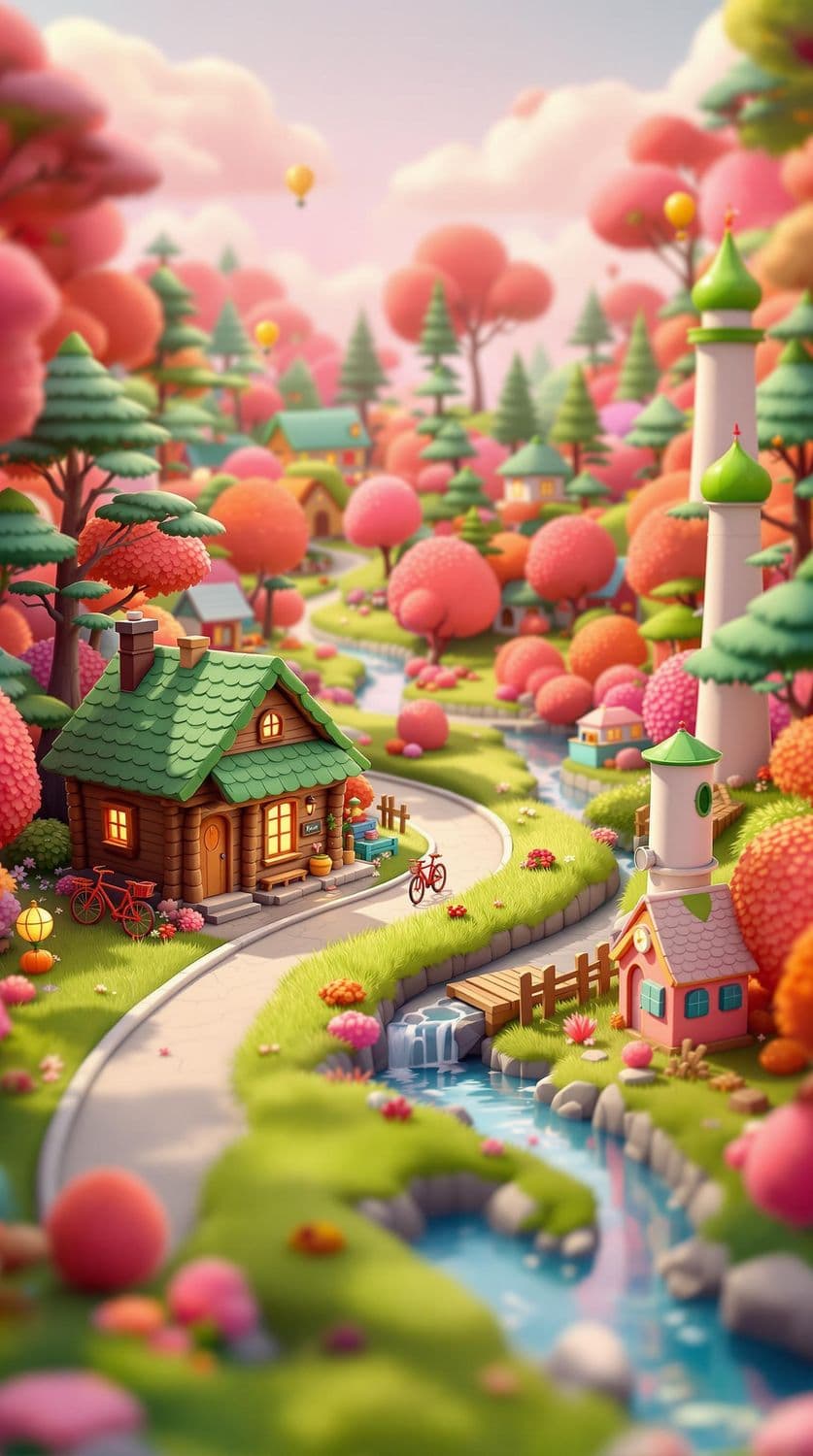 Enchanting Forest Village