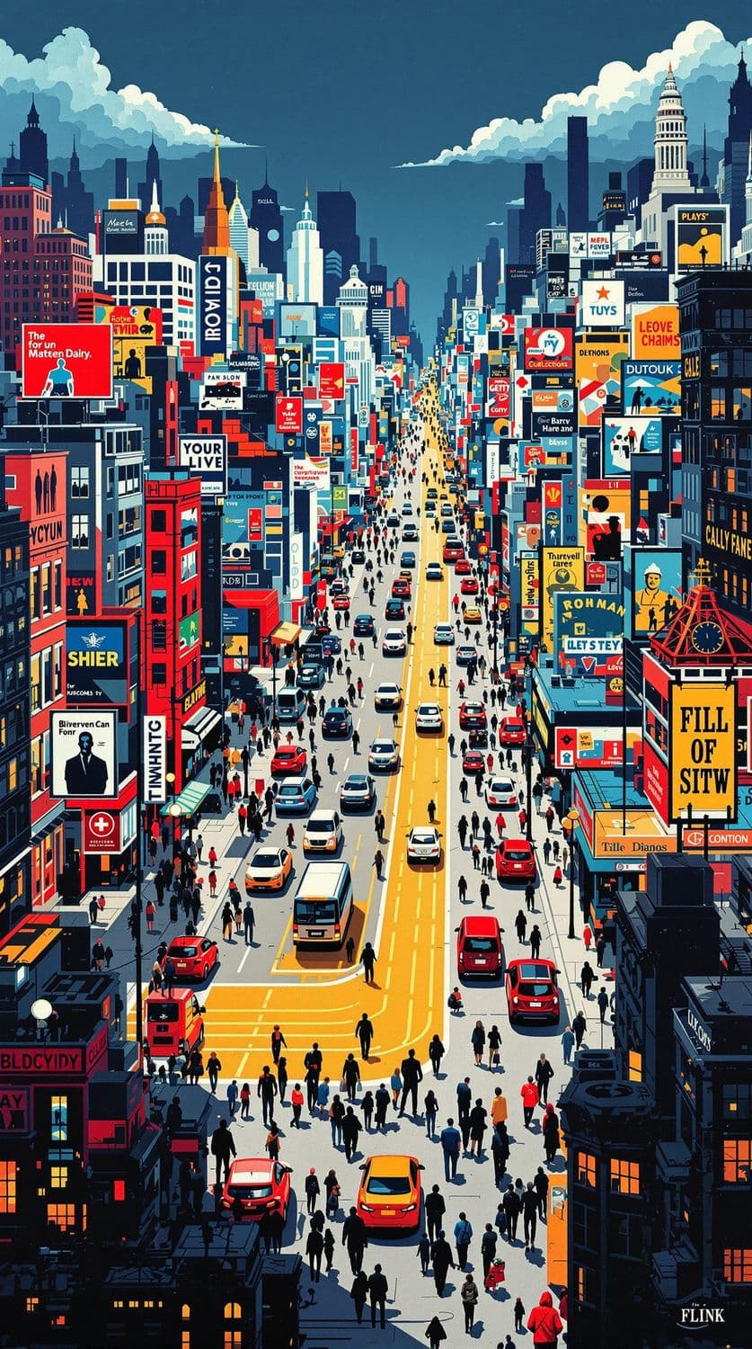 Afternoon Bustle in the City