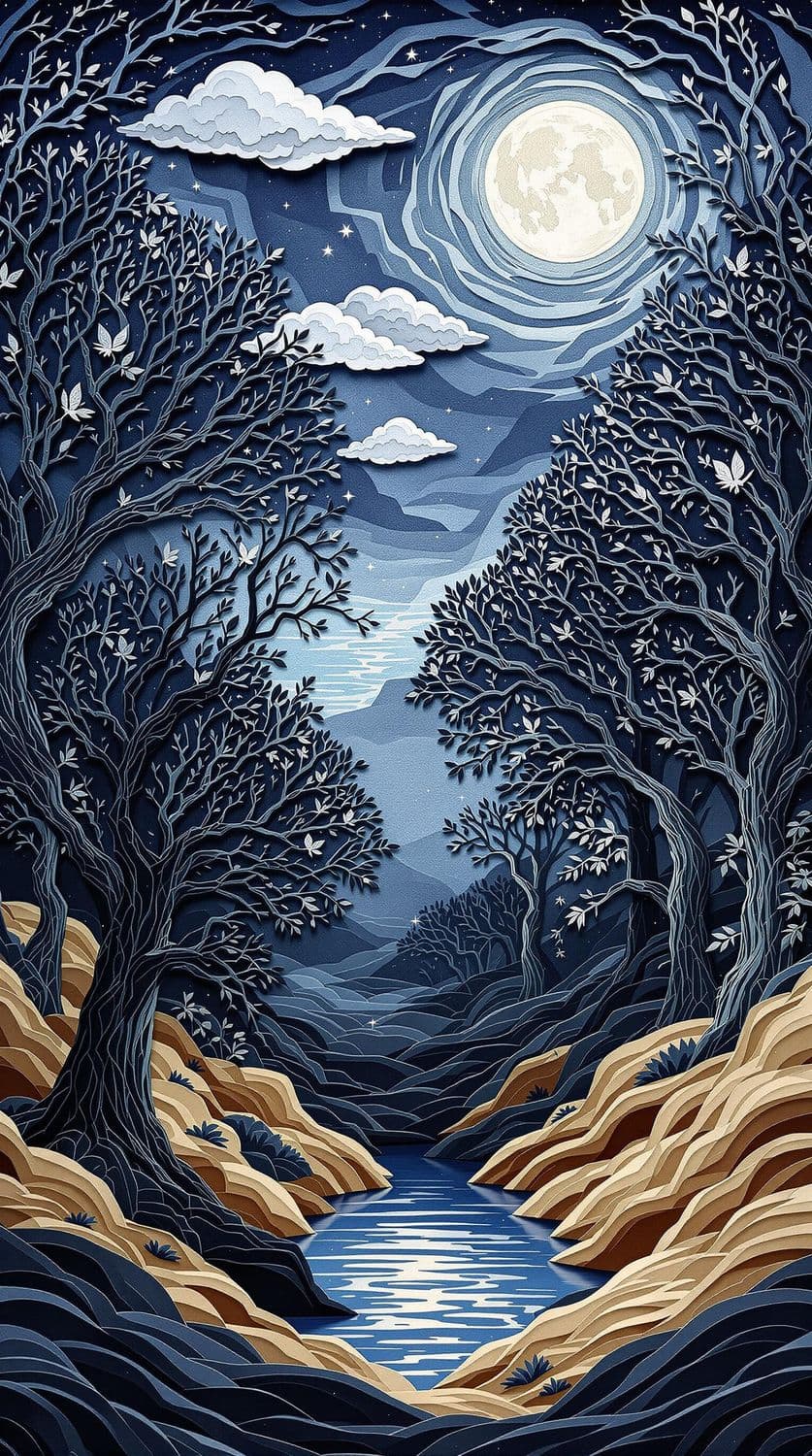 Enchanted Forest at Dusk