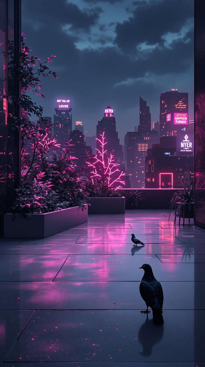 Rooftop Garden Reverie