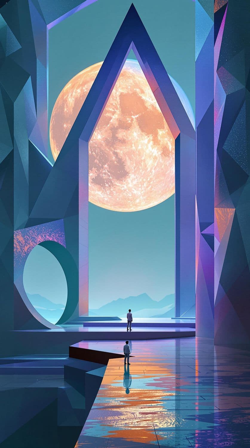 Ethereal Moonlit Geometry