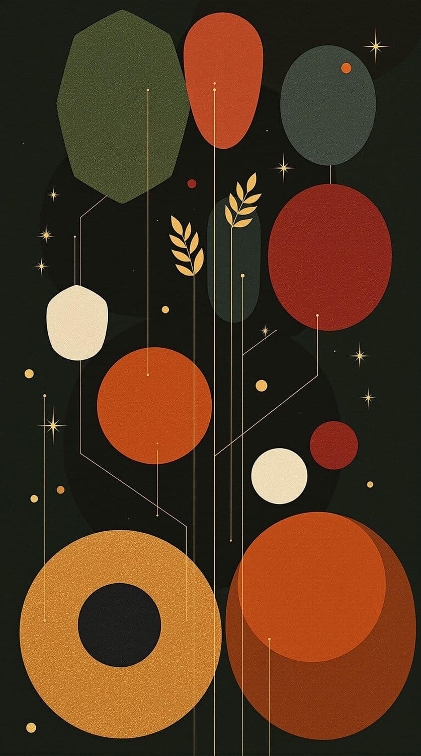 Earthy Geometric Elegance