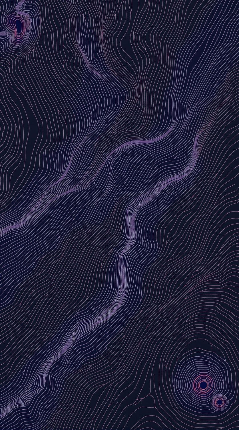 Dune Patterns in Purple and Silver