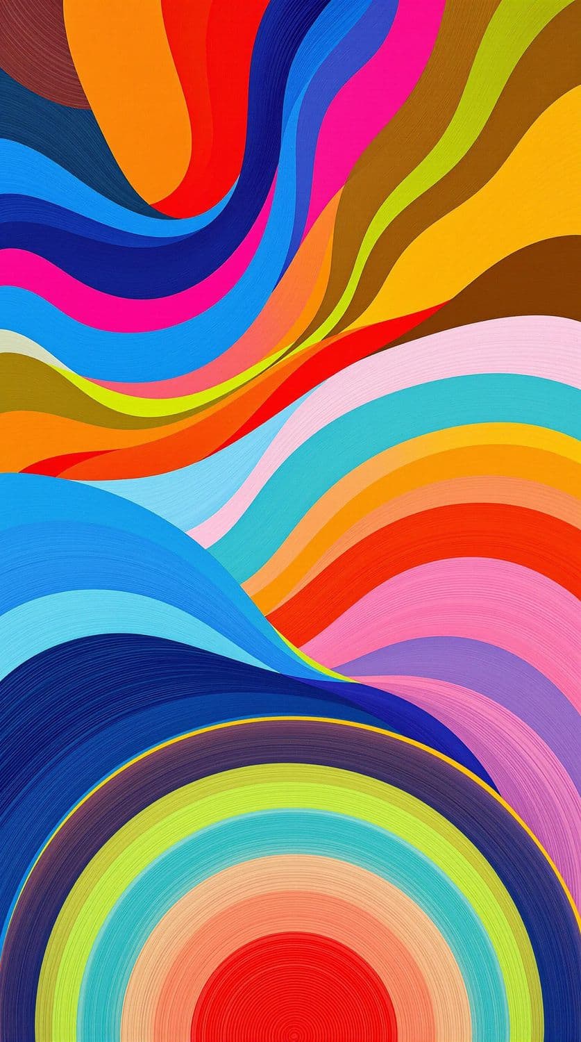 Rippling Waves of Color
