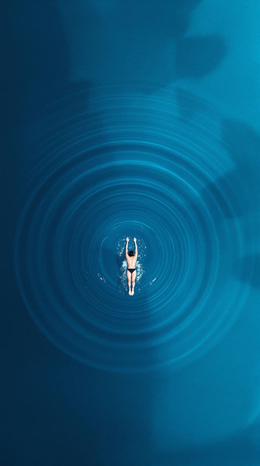 Backstroke in a Vast Pool