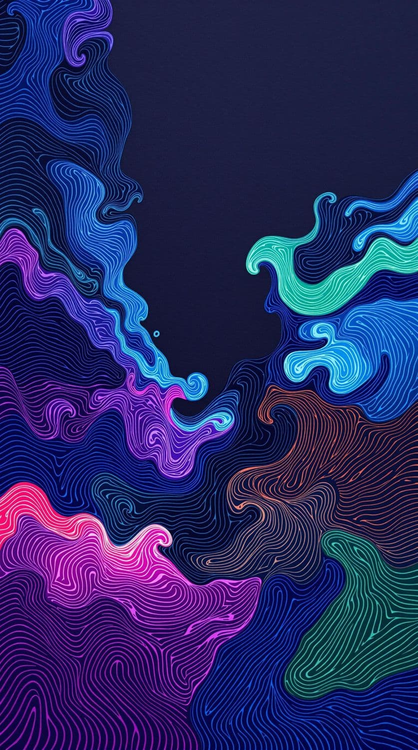 Vibrant Wave Symphony