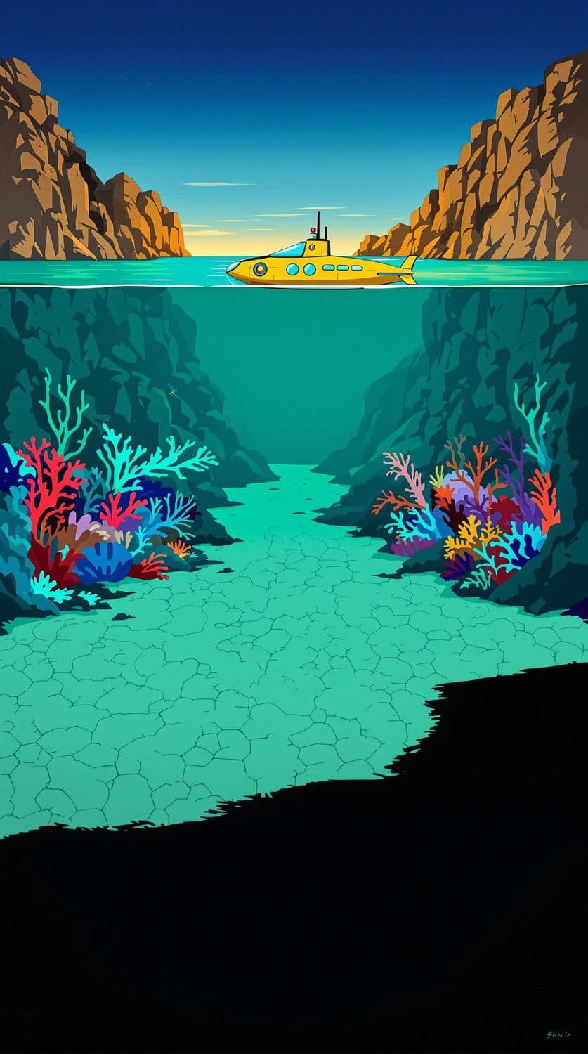 Underwater Twilight Exploration