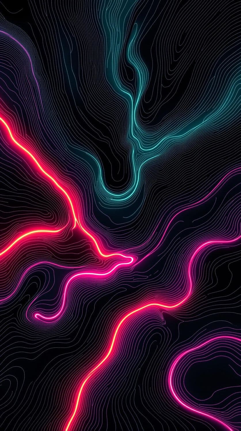 Teal and Pink Flow