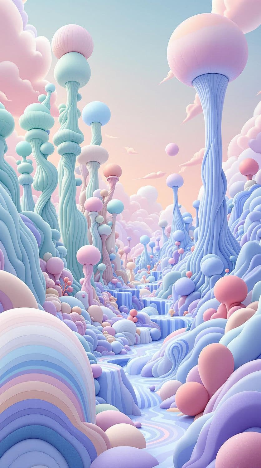 Surreal Coral Dreamscape